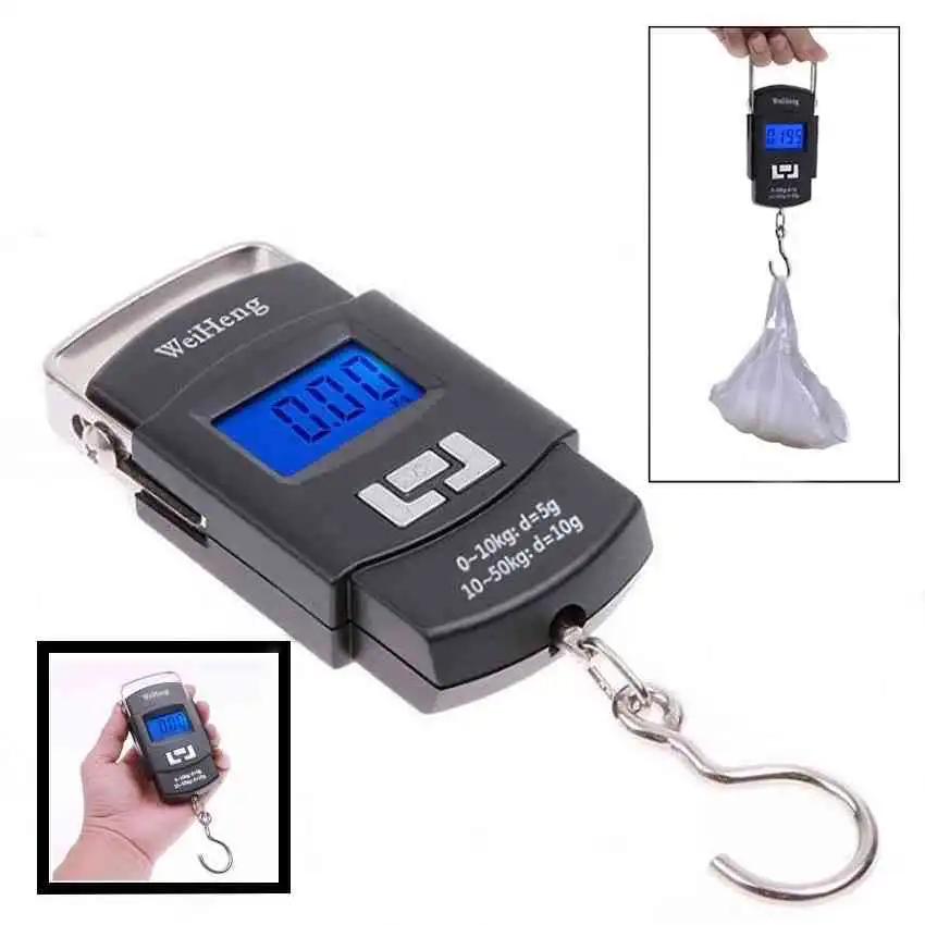50kg/10g Portable Electronic Hanging Weighing Scale | ido.lk Sri Lanka