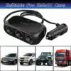 3 Port Car Cigarette Lighter Splitter Sri Lanka@ ido.lk