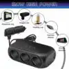 3 Port Car Cigarette Lighter Splitter Sri Lanka@ido.lk