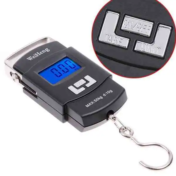 Mini Digital LCD Display High Precision Portable Electronic Scale Spring Scale | ido.lk