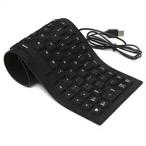Flexible Folding Wired Keyboard for PC Desktop Laptop@ido.lk