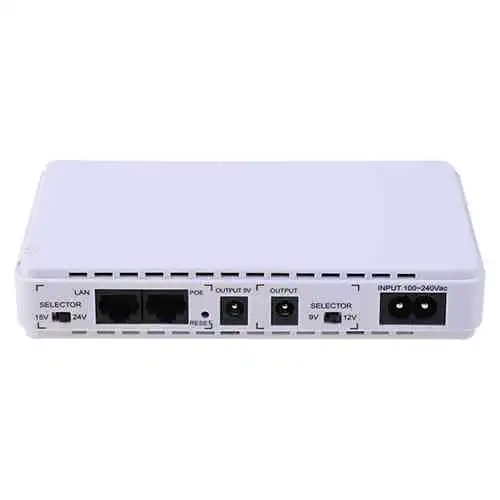 Mini UPS Battery Backup 10000mAh Uninterruptible Power Supply @ ido.lk