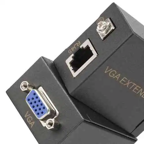 VGA Extender 60M VGA Signal Extender for RJ45 CAT56 60m @ido.lk