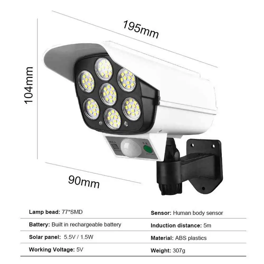 77 LED Solar Light Outdoor Solar Lamp Sri Lanka | ido.lk