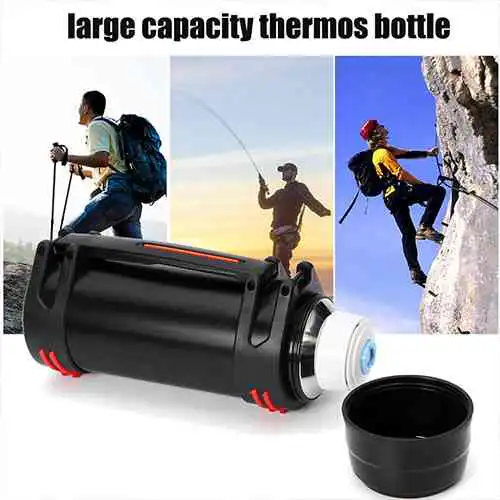 2.5L Portable Vacuum Flask Insulated Hot Water Bottle @ ido.lk