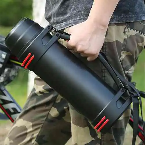 2.5L Portable Vacuum Flask Insulated Hot Water Bottle @ido.lk