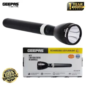 Geepas GFL3827 Rechargeable LED Flashlight@ido.lk