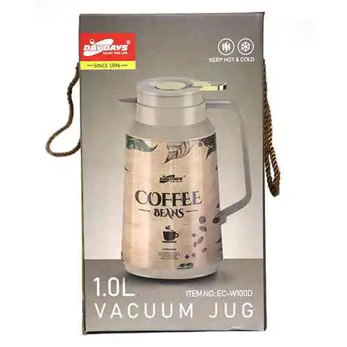 HOT & COLD Vacuum Flask Jug 1L@ ido.lk