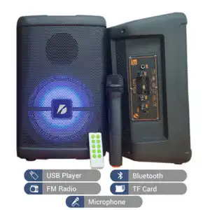 Karaoke Bluetooth Speaker with Microphone Sri Lanka@ ido.lk