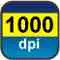 Accurate 1000 dpi