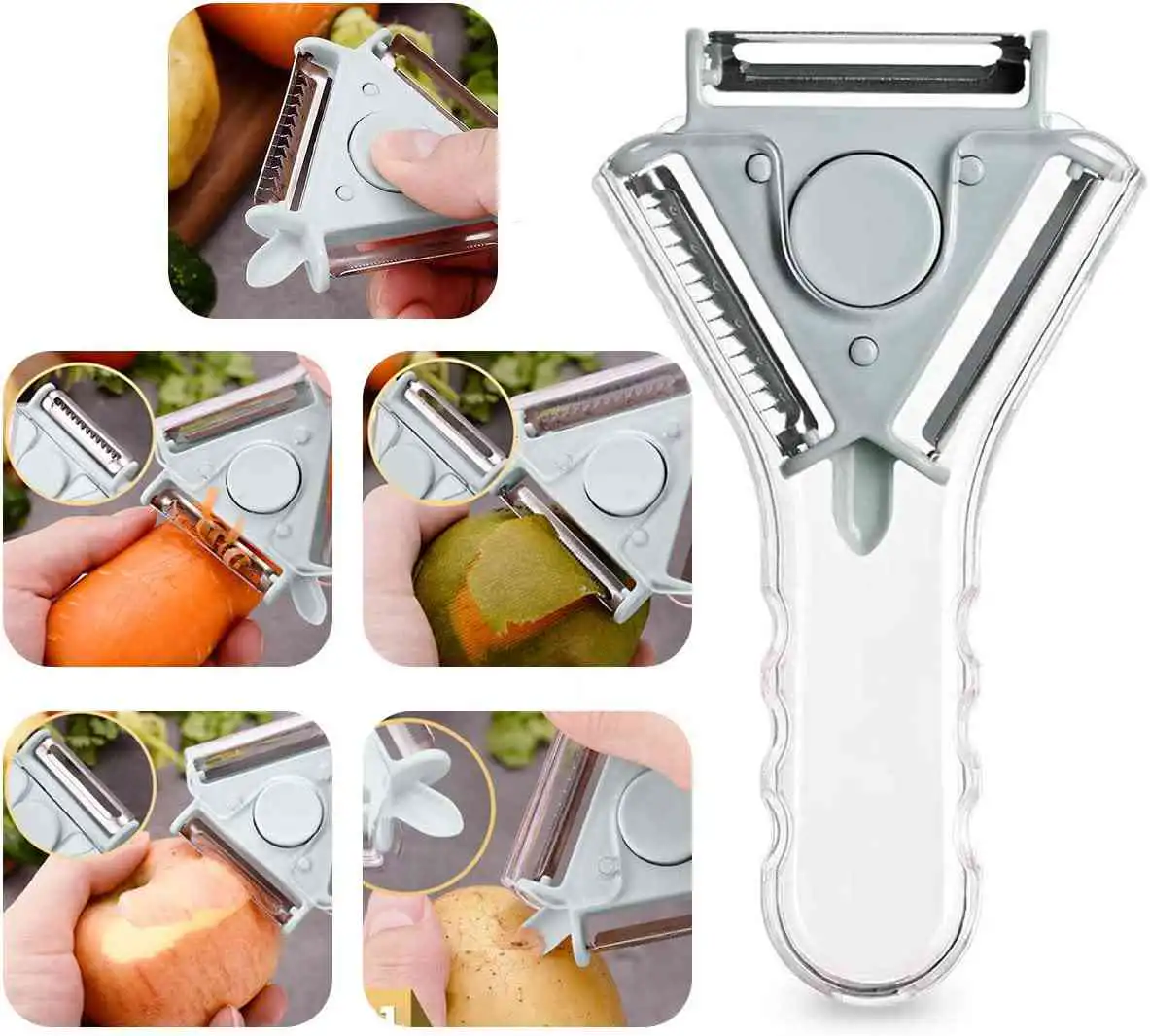 3 in 1 Durable Non-Slip Vegetable Peeler Sri Lanka: Buy Vegetable Peeler Online Sri Lanka | ido.lk