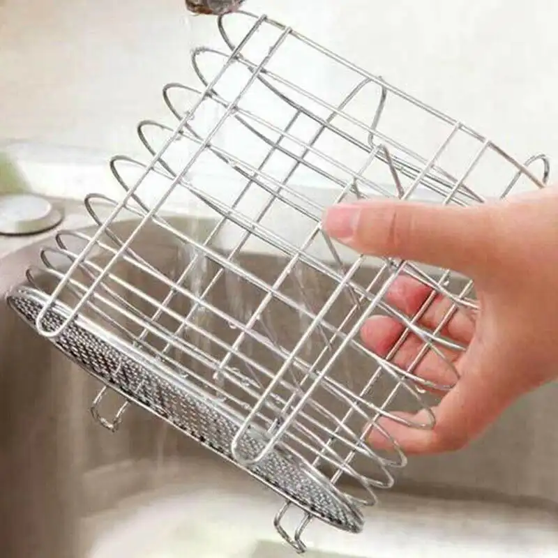 Steel Hanging Spoon Holder Kitchen Cutlery Holder; Buy Spoon and Brush holder Best Price in Sri Lanka for Online shopping | ido.lk