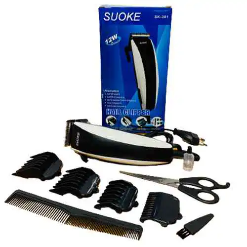 Hair and Beard Trimmer Hair Clipper Suoke SK-301@ ido.lk
