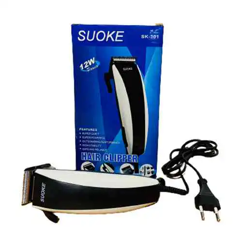 Hair and Beard Trimmer Hair Clipper Suoke SK-301@ido.lk