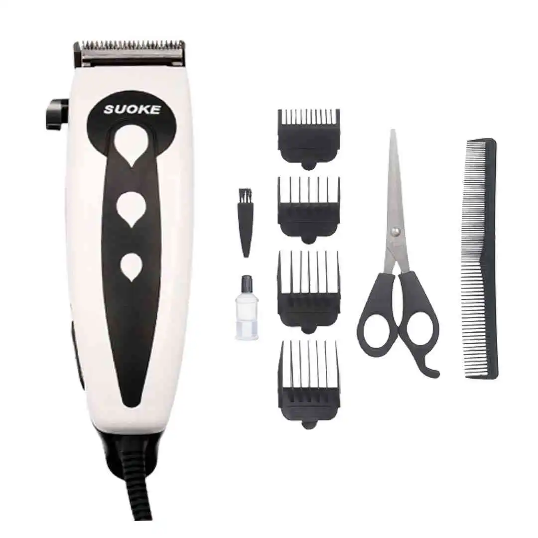 New SK-304 Hair Clipper Black and White Color – ido.lk Sri Lanka