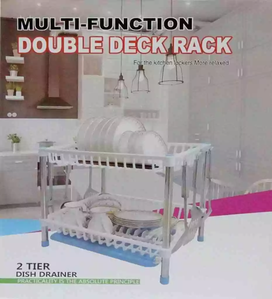 Multi-Function Double Deck dish drainer Sri lanka | ido.lk