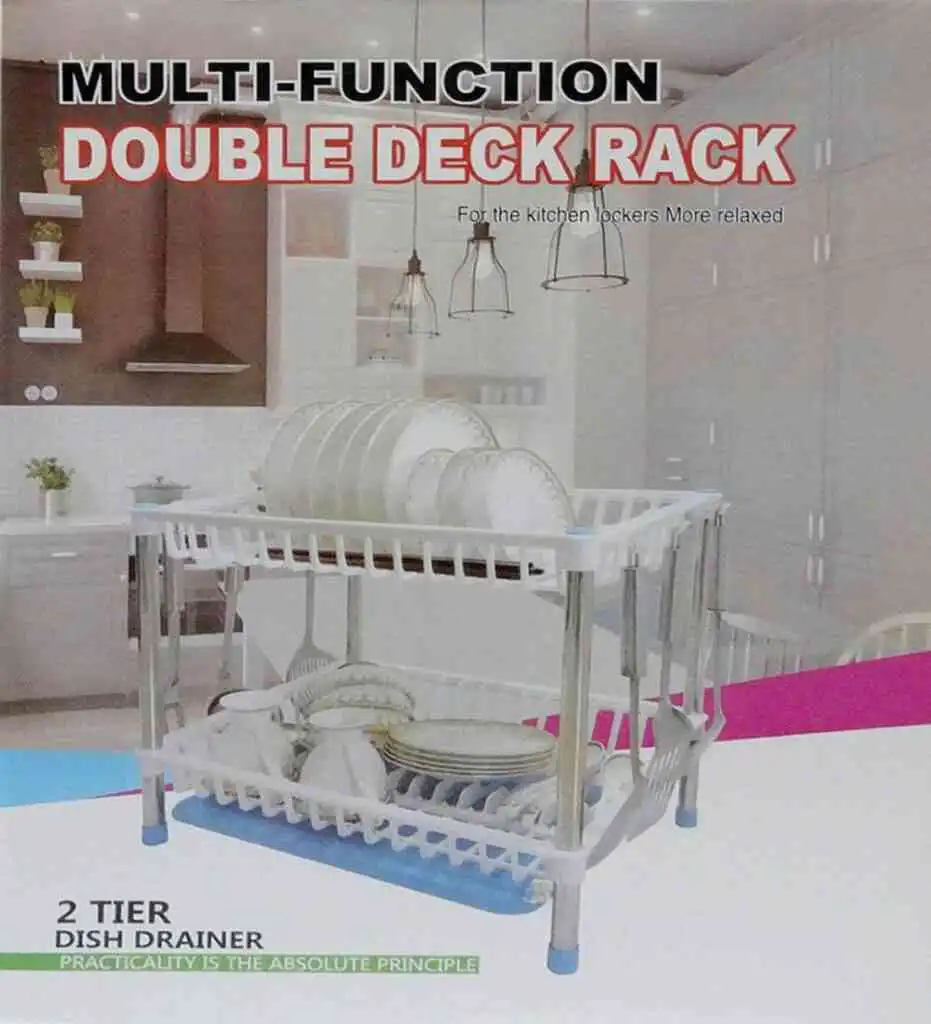 Multi-Function Double Deck dish drainer Sri lanka | ido.lk