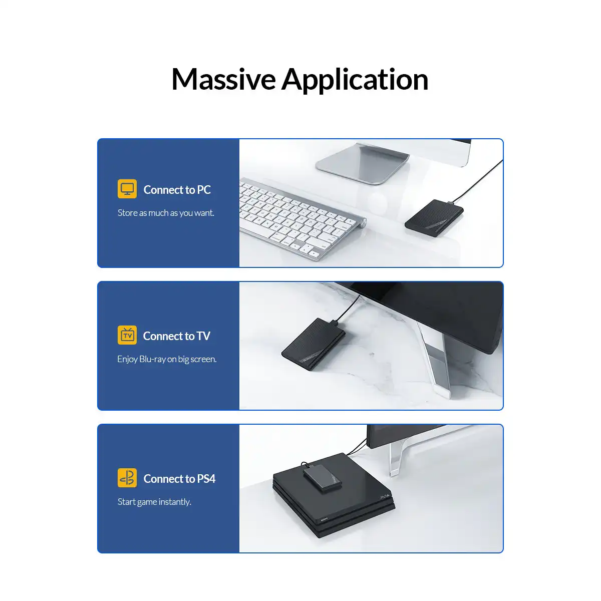USB 3.0 Portable Hard Drive Enclosure Orico; Buy external laptop hard disk  enclosure Online in Colombo Sri Lanka | ido.lk