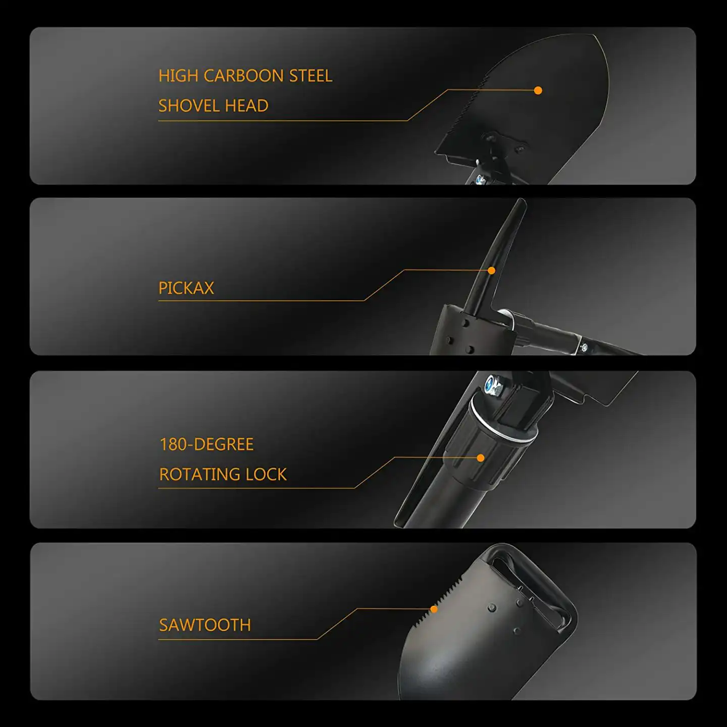Portable Folding Camping Shovel; Buy Mini Multifunctional Camping Shovel Online Best Price in Sri Lanka | ido.lk