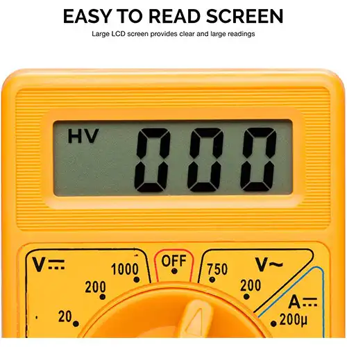 Digital Multimeter with Buzzer @ ido.lk