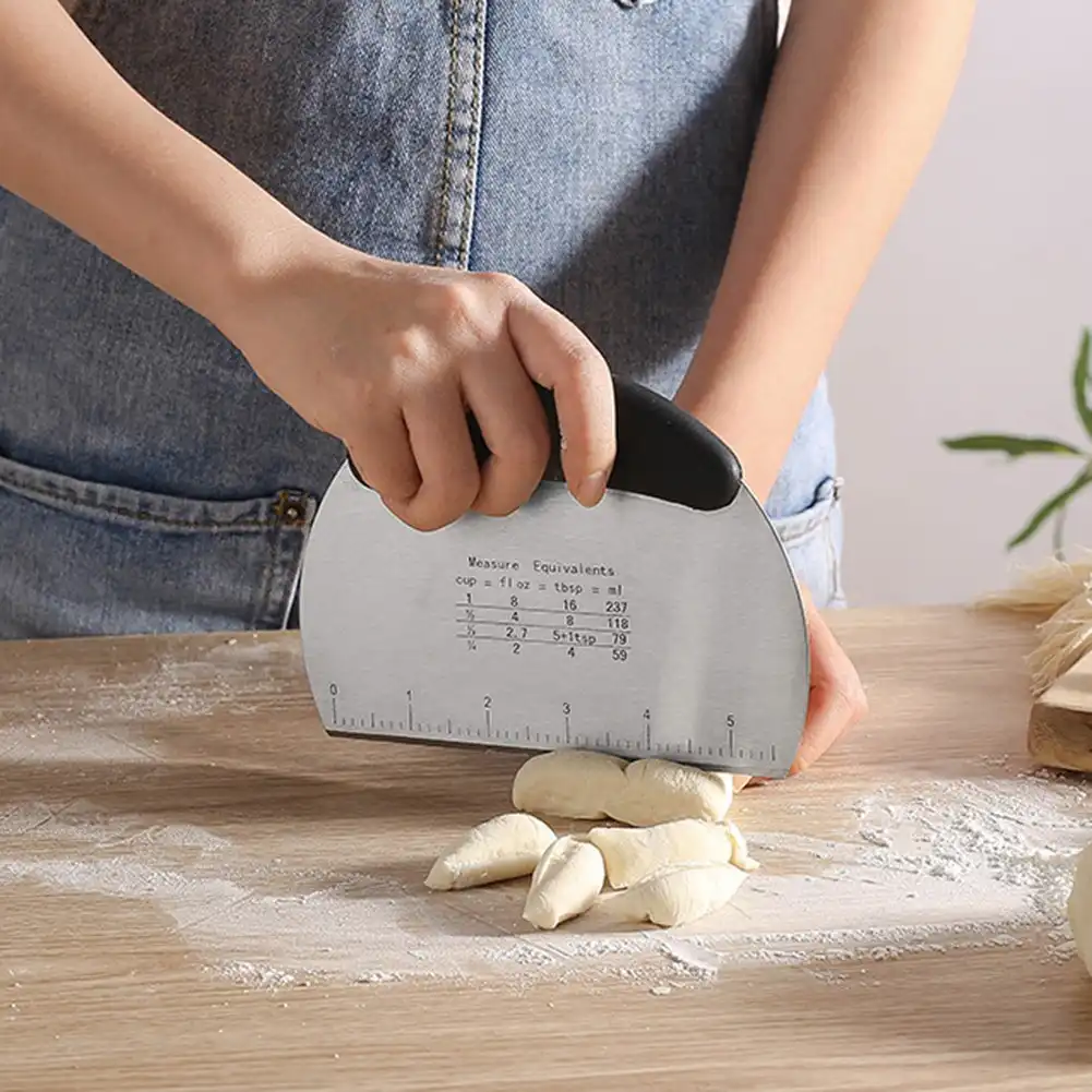 Stainless Steel Dough Cutter Scraper Knife Tool; Buy Dough cutting knife With Measurement Best Price in Sri Lanka | ido.lk