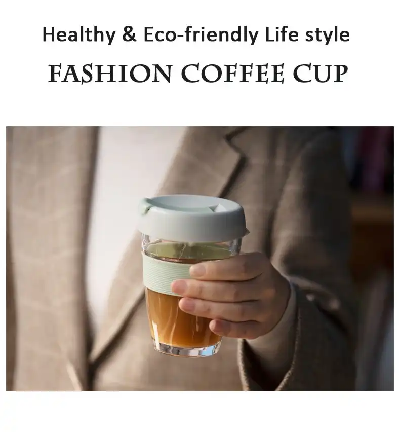 Tempered Glass Travel Coffee Mug; Buy Glass Travel Coffee mug Best Price in Sri Lanka | ido.lk