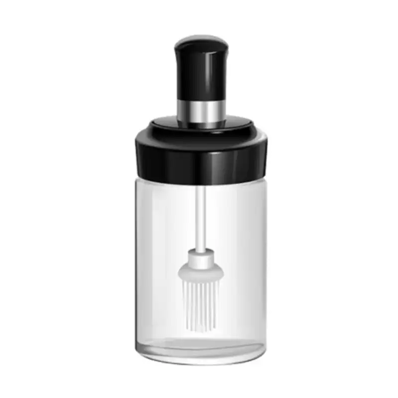 Glass Oil Dispenser with Basting Brush; Buy Glass Oil Dispenser Best Price in Sri Lanka | ido.lk