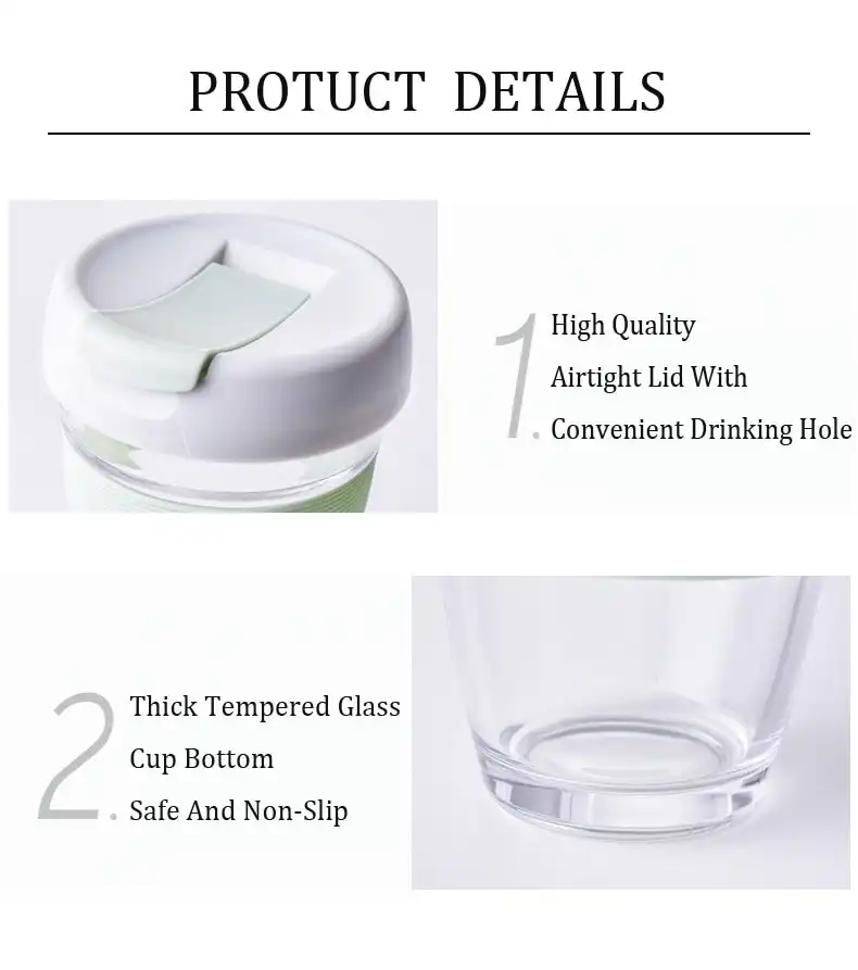 Tempered Glass Travel Coffee Mug; Buy Glass Travel Coffee mug Best Price in Sri Lanka | ido.lk