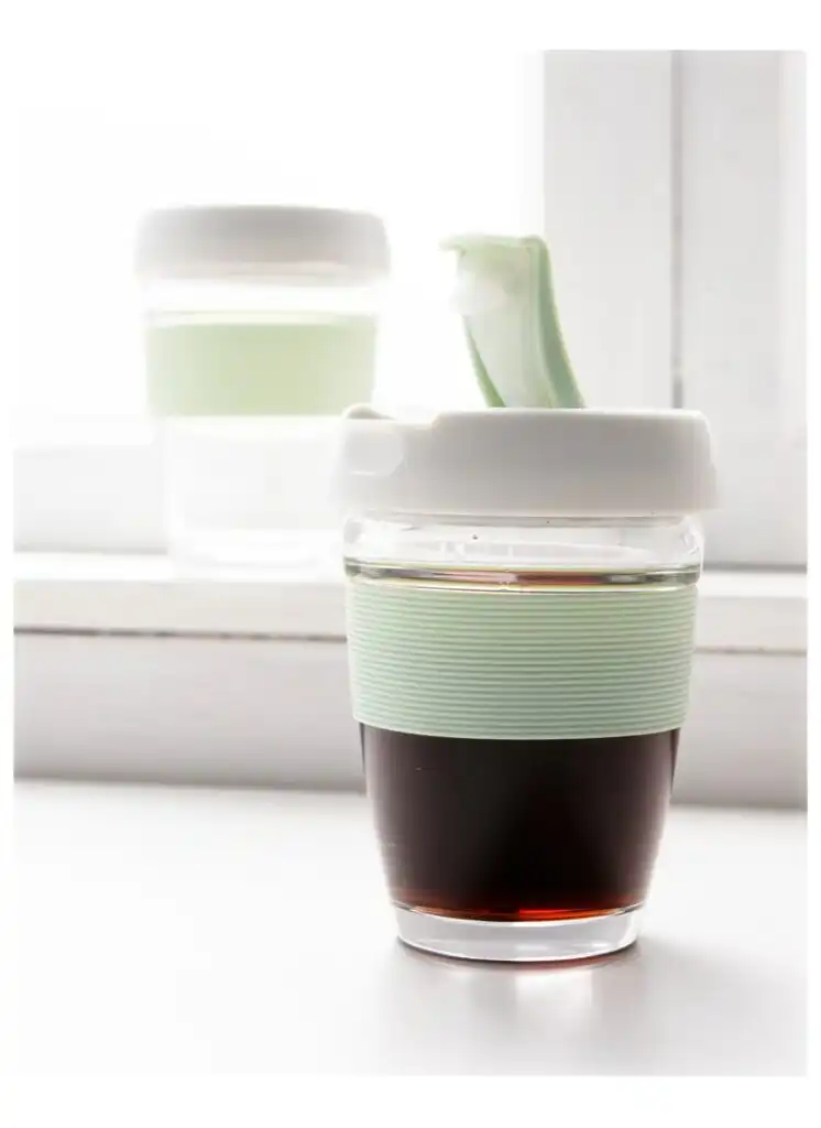 Tempered Glass Travel Coffee Mug; Buy Glass Travel Coffee mug Best Price in Sri Lanka | ido.lk