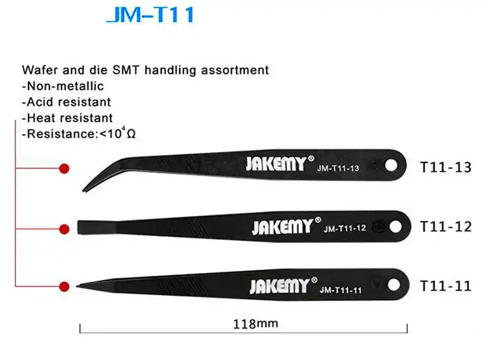 Jakemy Plastic Tweezers JM-T11; Buy Jakemy Plastic Tweezers JM-T11 3 in 1 Mobile Repair Tool Set Best Price in Sri Lanka | ido.lk