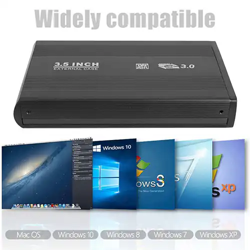 3.5inch USB 3.0 HDD Enclosure for Desktop Hard Disk @ido.lk