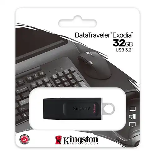 Genuine Kingston 32GB USB 3.2 Flash Drive DataTraveler Exodia @ido.lk