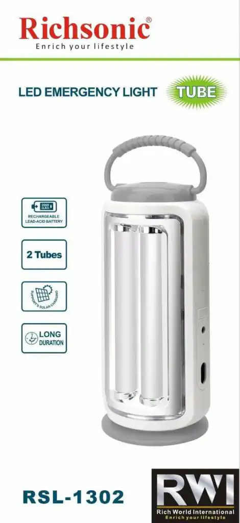 Richsonic LED Emergency Light: Price in Sri Lanka | Richsonic Rechargeable & Flashlights EMI Plans - ido.lk