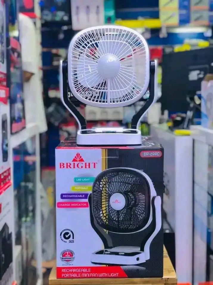 Bright Rechargeable Mini Fan BR-69RC Best Price in Sri Lanka - ido.lk