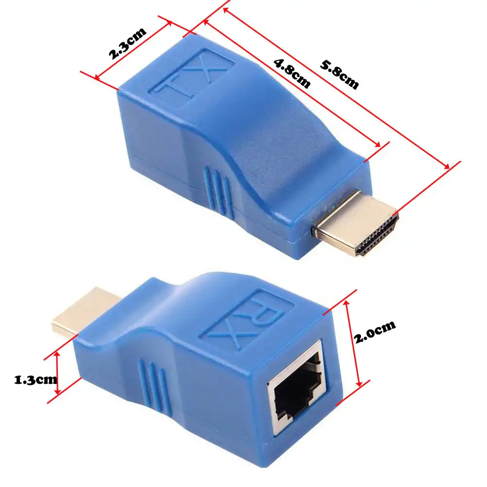 30M HDMI Extender: Buy HDMI to RJ45 Network Cable Converter Best Price in Sri Lanka for Online Shopping | ido.lk