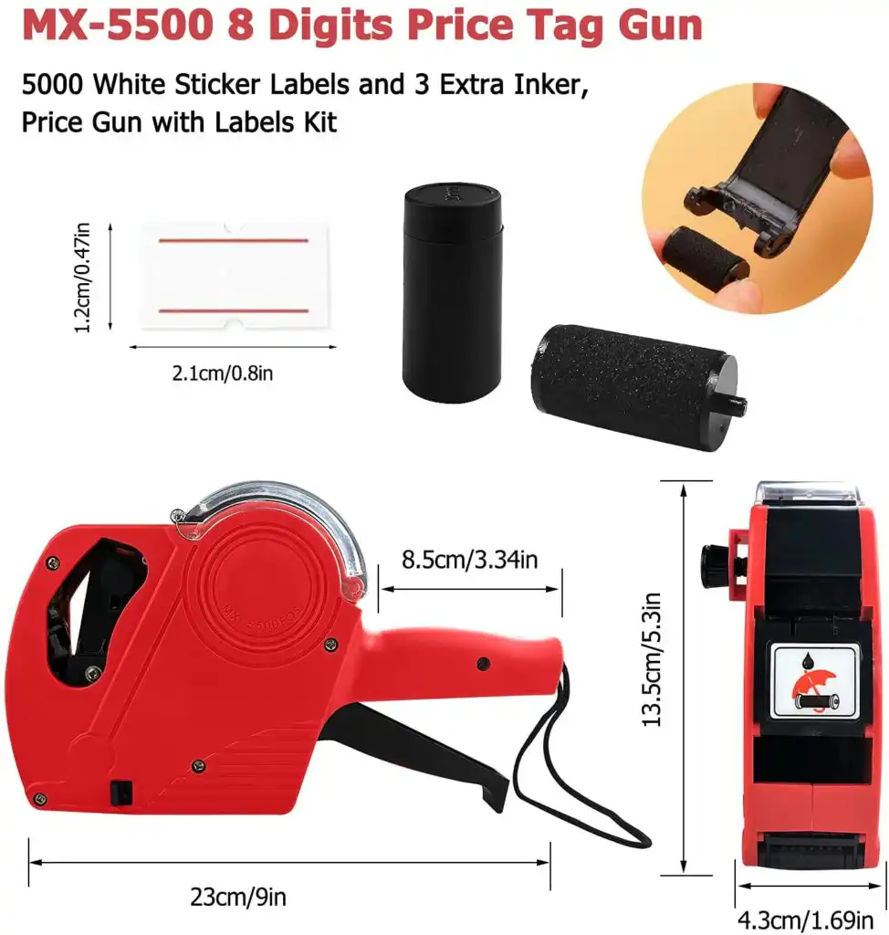 Portable Handheld Price Label Machine : Buy Pricing Labeler Gun Best Price in Sri Lanka | ido.lk