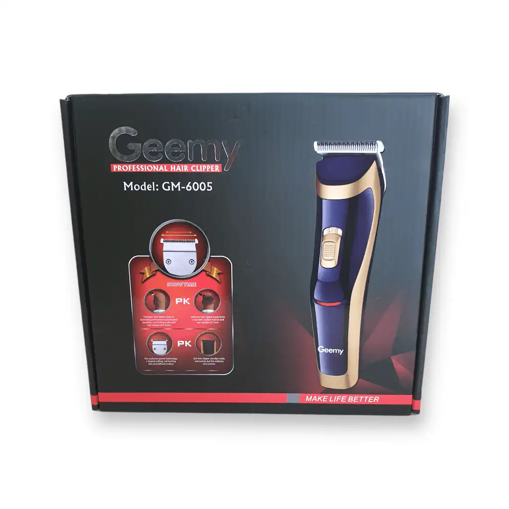 Geemy GM-6005 Rechargeable Trimmer Hair Clipper: Buy Rechargeable Trimmer Best Price in Sri Lanka | ido.lk