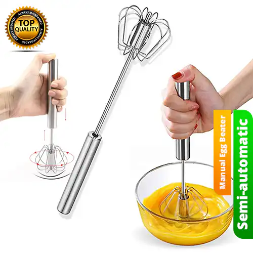 Semi Automatic Manual Hand Egg Beater @ ido.lk