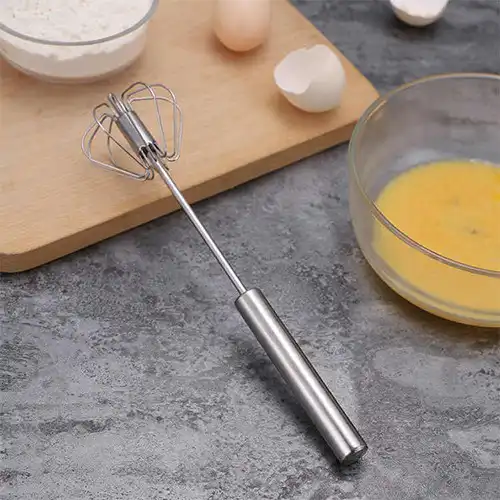 Stainless Steel Manual Hand Egg Beater@ ido.lk