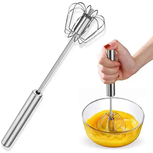 Stainless Steel Manual Hand Egg Beater@ido.lk