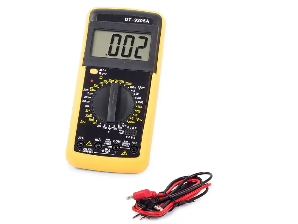 Digital Multimeter DT9205A: Buy Digital Multimeter True RMS Voltmeter Transistor Tester Best Price in Sri Lanka