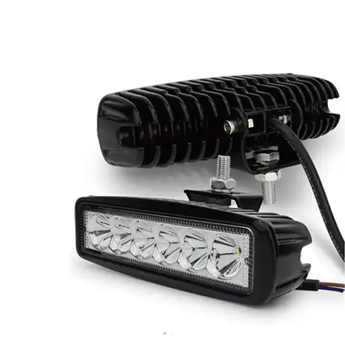 18W LED Work Light Bar Fog Lamp For Off Road SUV Car @ ido.lk