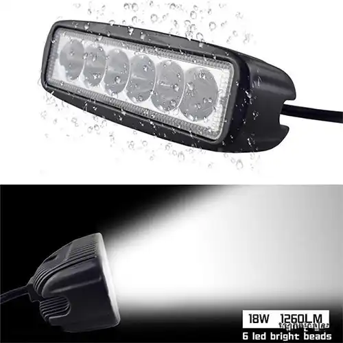 18W LED Work Light Bar Fog Lamp For Off Road SUV Car in Sri Lanka @ido.lk