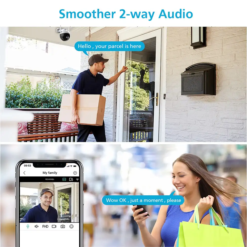 4MP PTZ Wifi IP Camera iCsee Camera in Sri Lanka@ido.lk