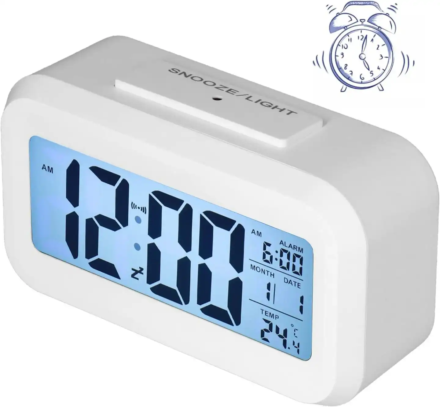 LCD Display Digital Alarm Clock: Buy Battery Powered Alarm Clock Best Price in Sri Lanka | ido.lk