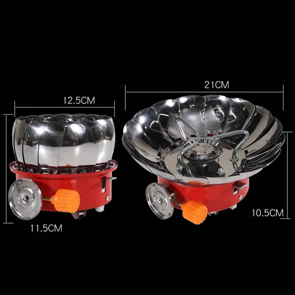 Windproof Camping Gas Stove: Buy Portable Outdoor Backpacking Camping Stove Foldable Camp Stove Burner | ido.lk
