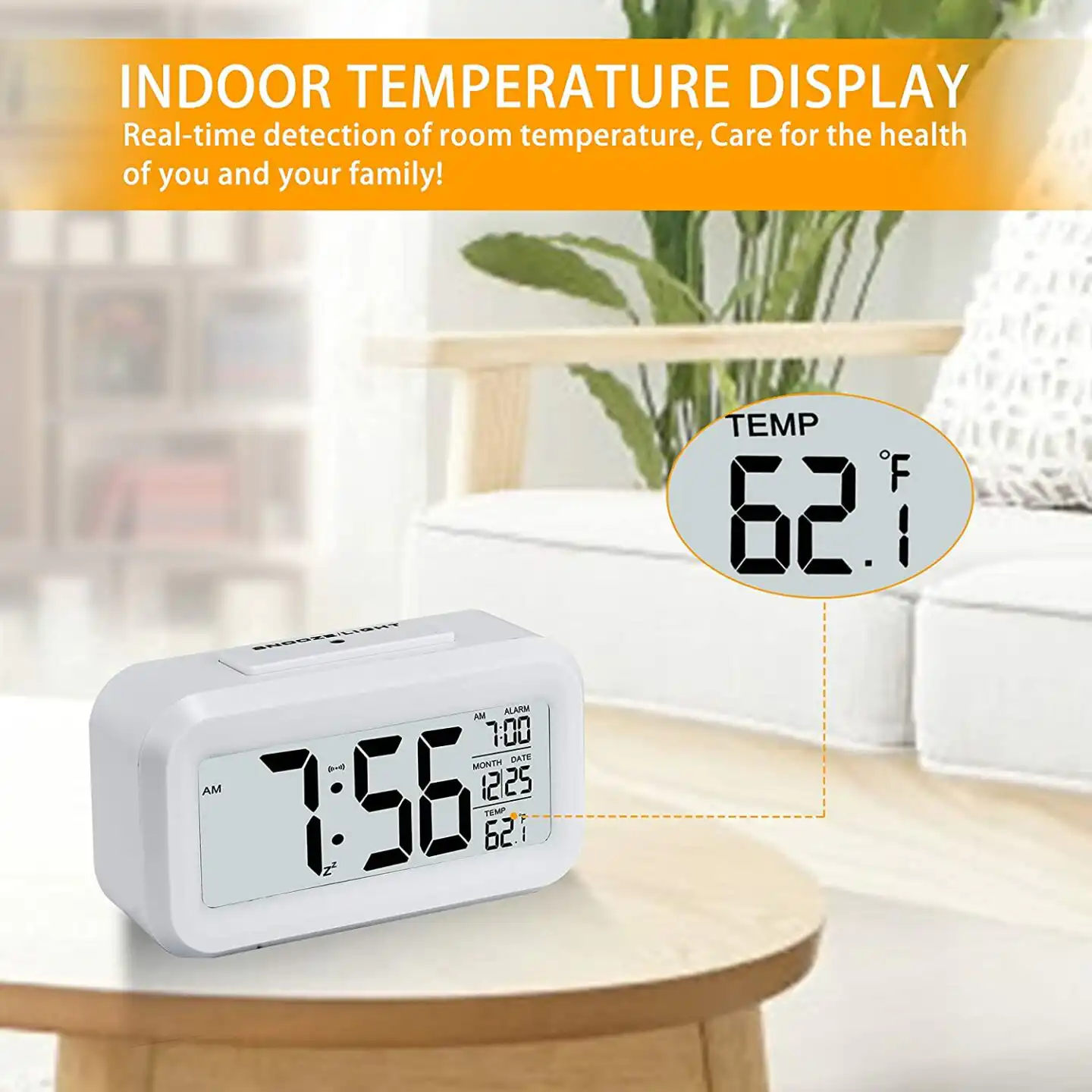 LCD Display Digital Alarm Clock: Buy Battery Powered Alarm Clock Best Price in Sri Lanka | ido.lk