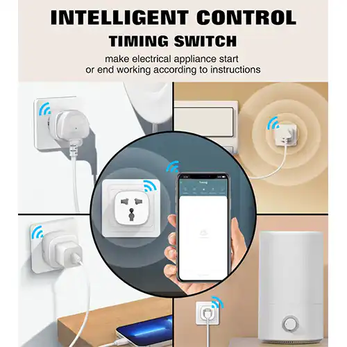 LDNIO WiFi Smart Power Plug Wall Socket SCW1050 @ido.lk