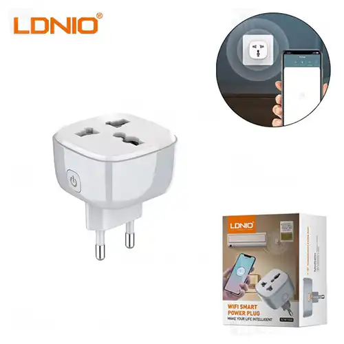 LDNIO WiFi Smart Power Plug Wall Socket@ ido.lk