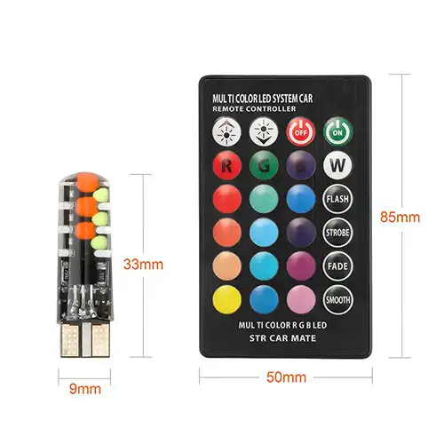 RGB LED Lights with Remote Controller @ ido.lk